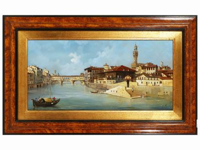 Veduta di Firenze dal Lungarno Serristori