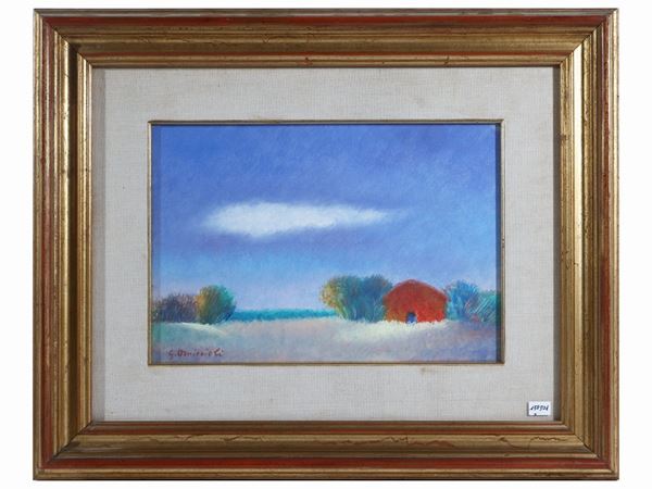 Giovanni Omiccioli - Paesaggio con casa
