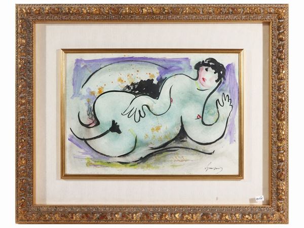 Luigi Spazzapan - Nudo femminile