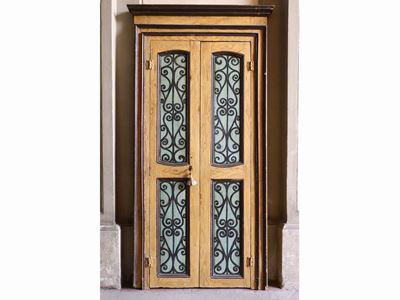 Porta a Due Ante in Legno Tenero