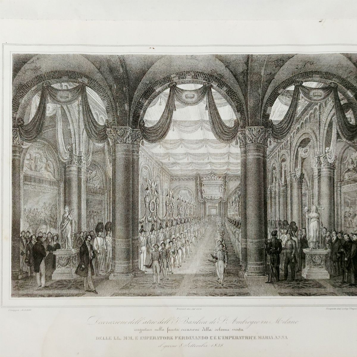 Disegni D'alcune Opere Eseguite in Occasione della Fausta Venuta in Lombardia di S. M. L'imperato...
