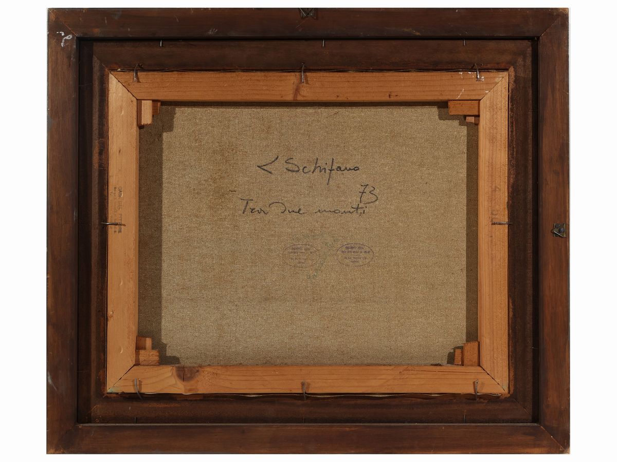 Luciano Schifano - Tra Due Monti 1973