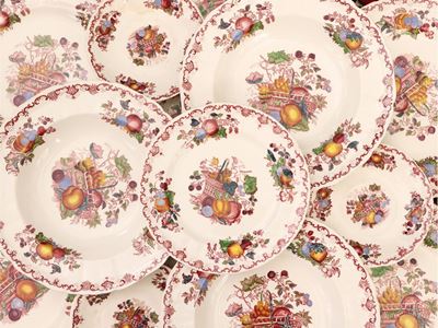 Servizio di Piatti in Terraglia Mason's, Fruit Basket