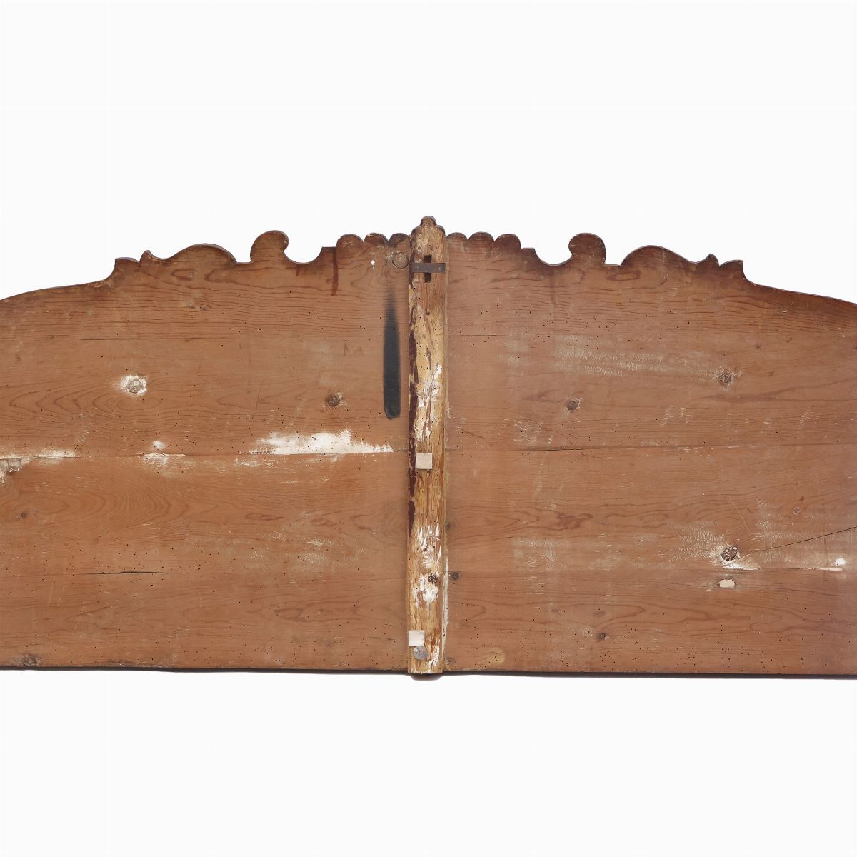 Testiera per Letto Matrimoniale in Legno Laccato e Dipinto