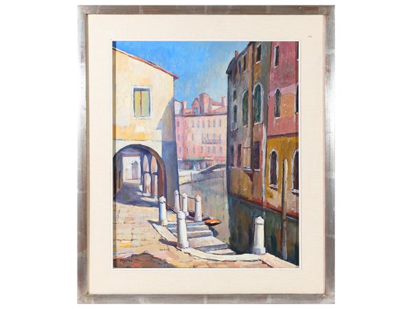 Dyalma Stultus : Fondamenta San Girolamo Venezia  - Auction The Modern House - Maison Bibelot - Casa d'Aste Firenze - Milano