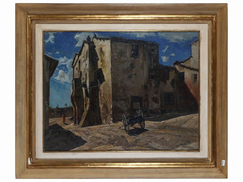 Paride Castellan - Scorcio di Casa