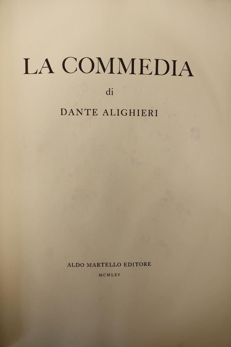 Dante Alighieri - La Divina Commedia