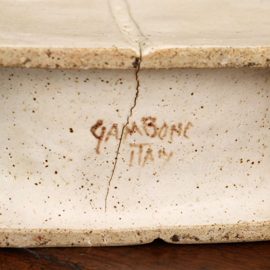 Bruno Gambone - Vaso in Terracotta Smaltata, Anni Settanta