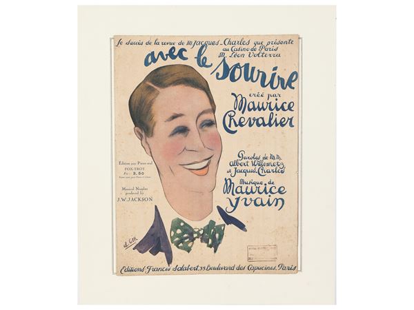 Spartito musicale di Maurice Chevalier - Avec le sourire