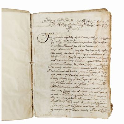Antico Manoscritto Visite Episcopali 1742/1747