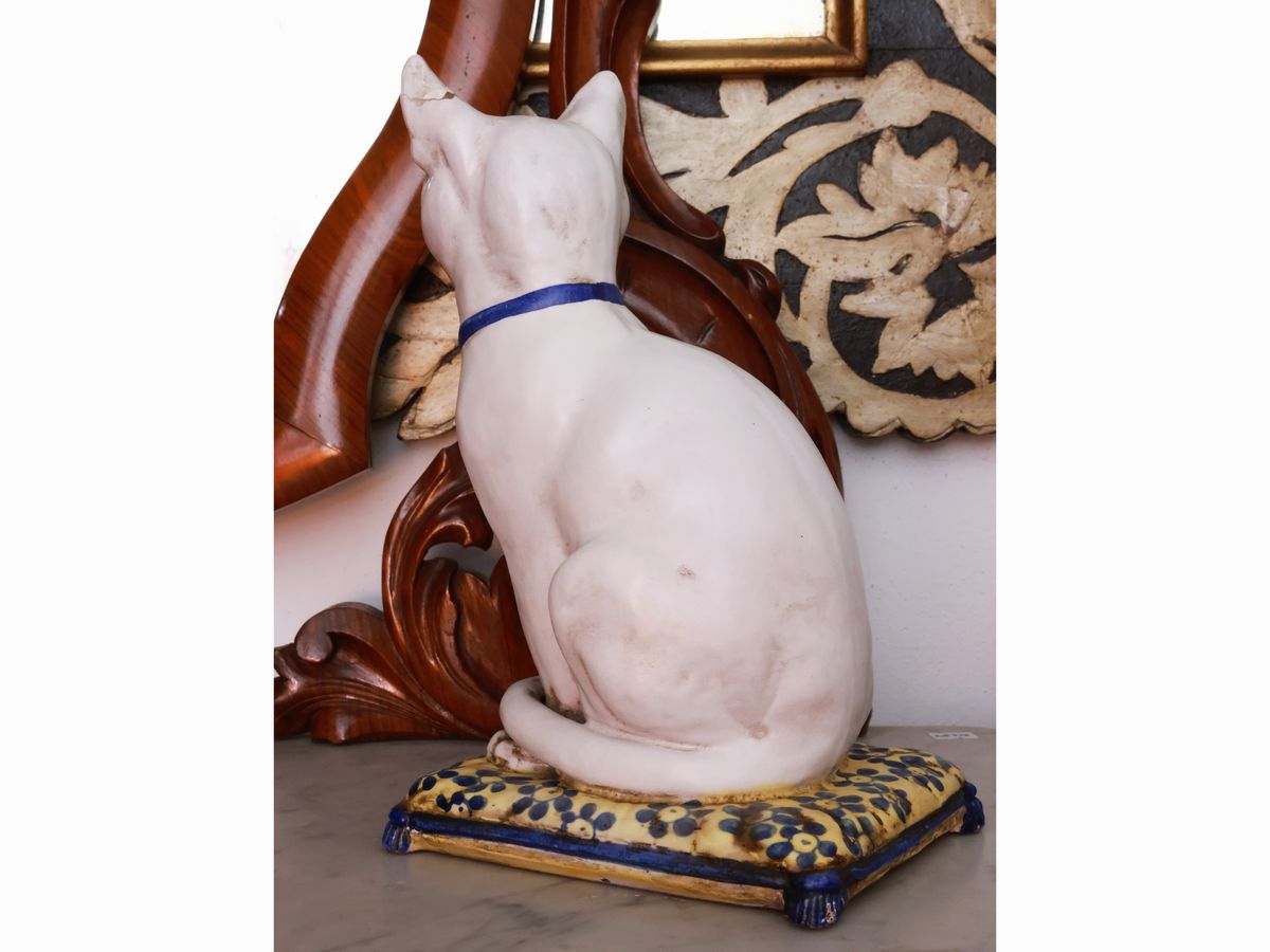 Gatto in Terracotta Invetriata, Meiselman