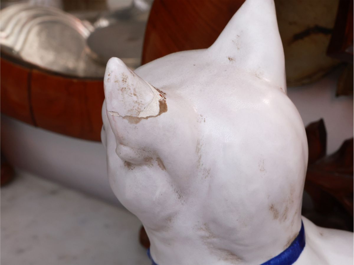 Gatto in Terracotta Invetriata, Meiselman
