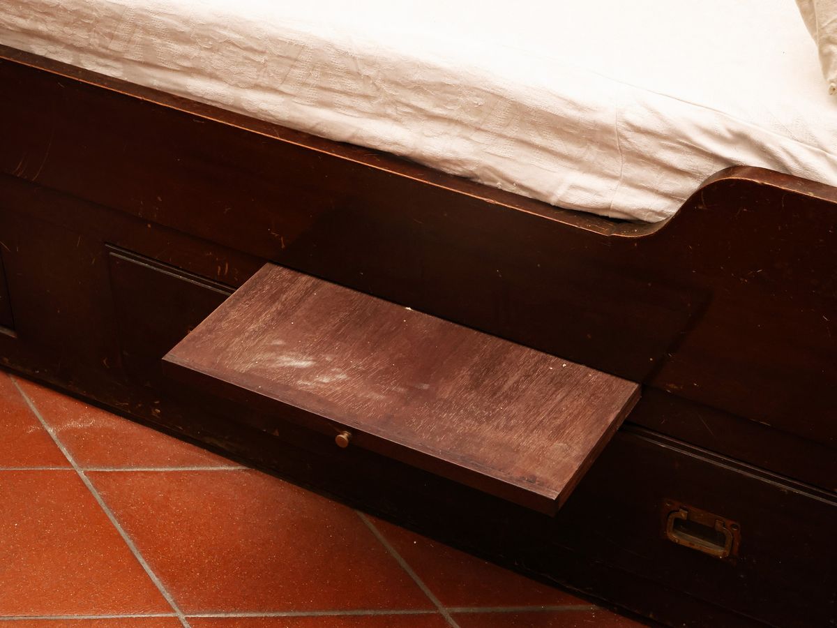 Letto Singolo in Teak in Stile Marino