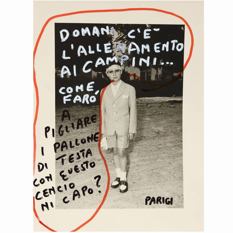 Claudio Parigi - Due Fotografie: Domani C'è L'allenamento e Ci Vuole Buona Educazione Anche a Car...