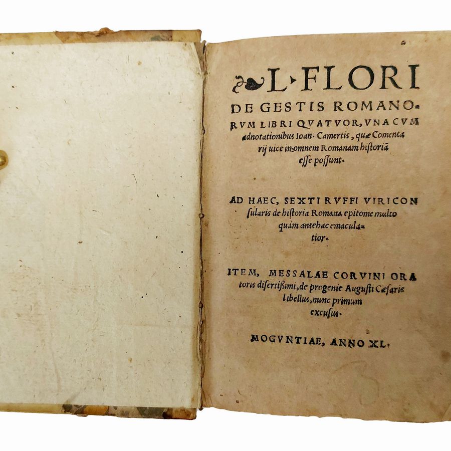 Lucius Annaeus Florus - L. Flori De Gestis Romanorum Libri Quatuor...