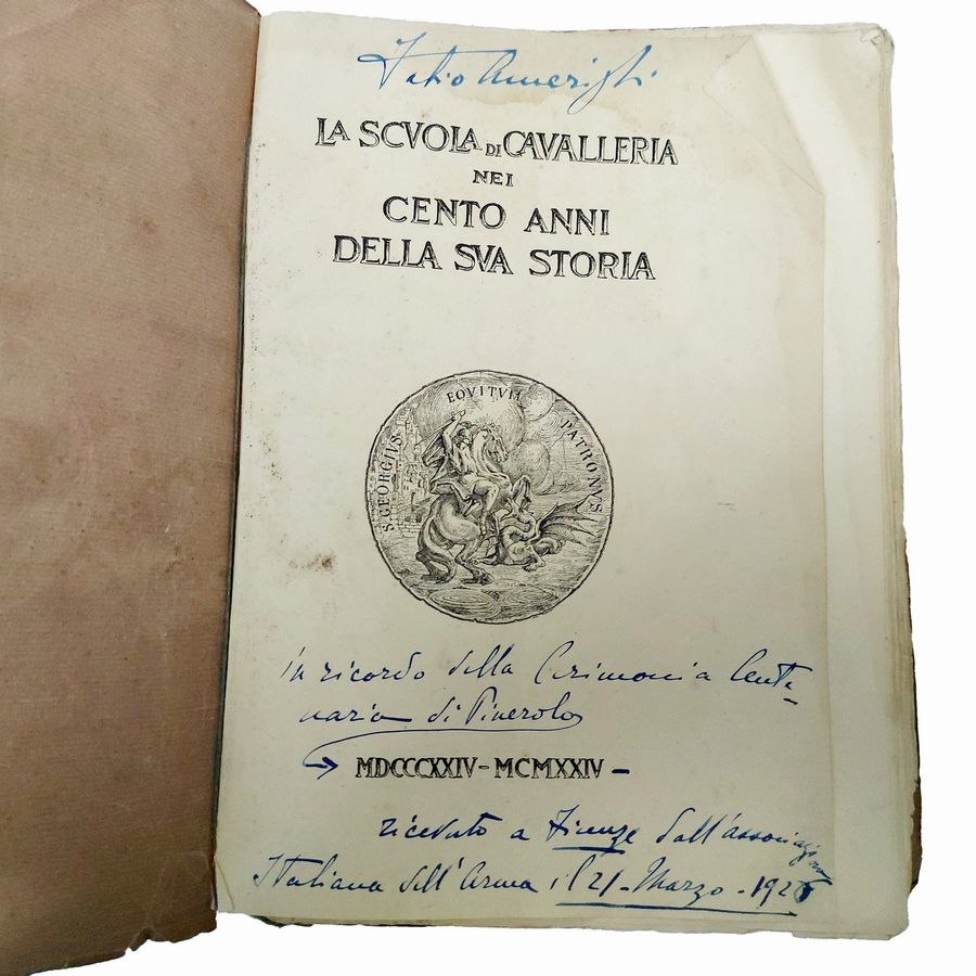 La Scuola di Cavalleria nei Cento Anni della Sua Storia MDCCCXXIV-mdmxxiv