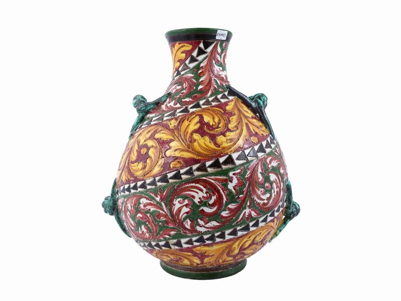 Grande Vaso in Terracotta Invetriata
