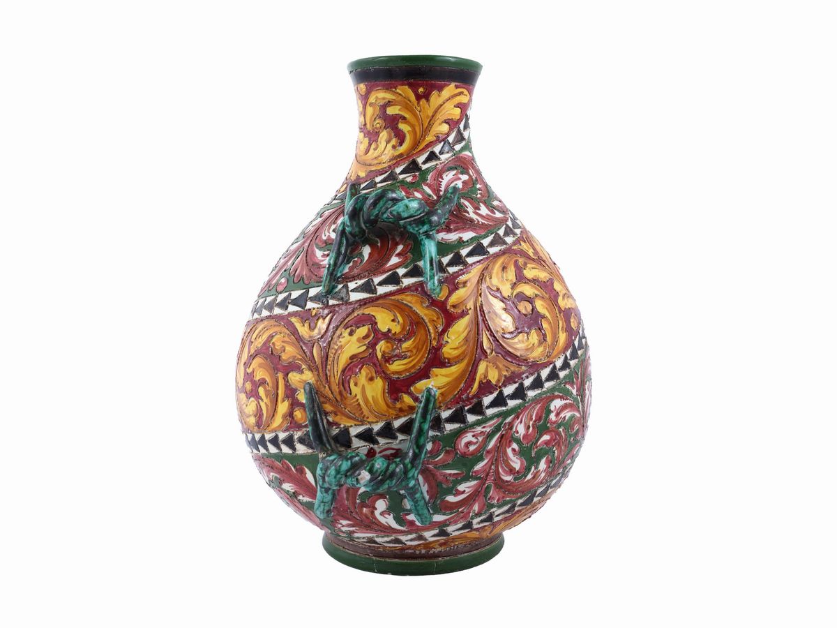 Grande Vaso in Terracotta Invetriata