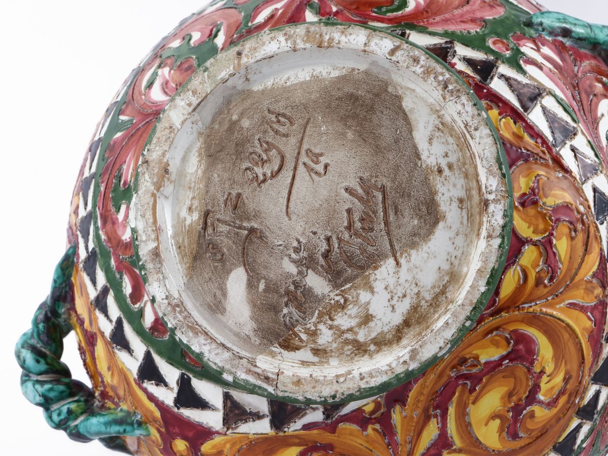Grande Vaso in Terracotta Invetriata