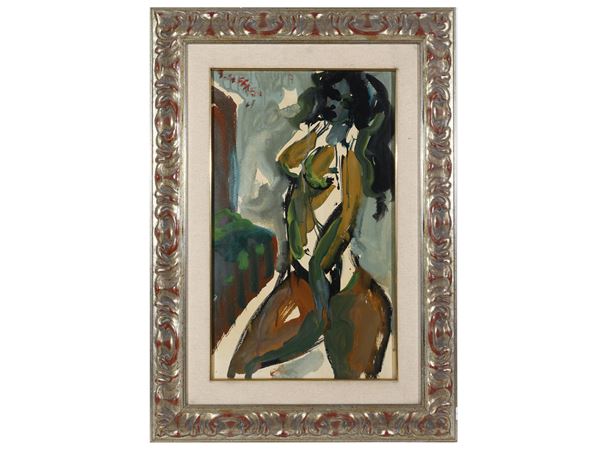 Silvio Loffredo : Nudo femminile1964  - Asta La casa classica. Stile intramontabile - Maison Bibelot - Casa d'Aste Firenze - Milano