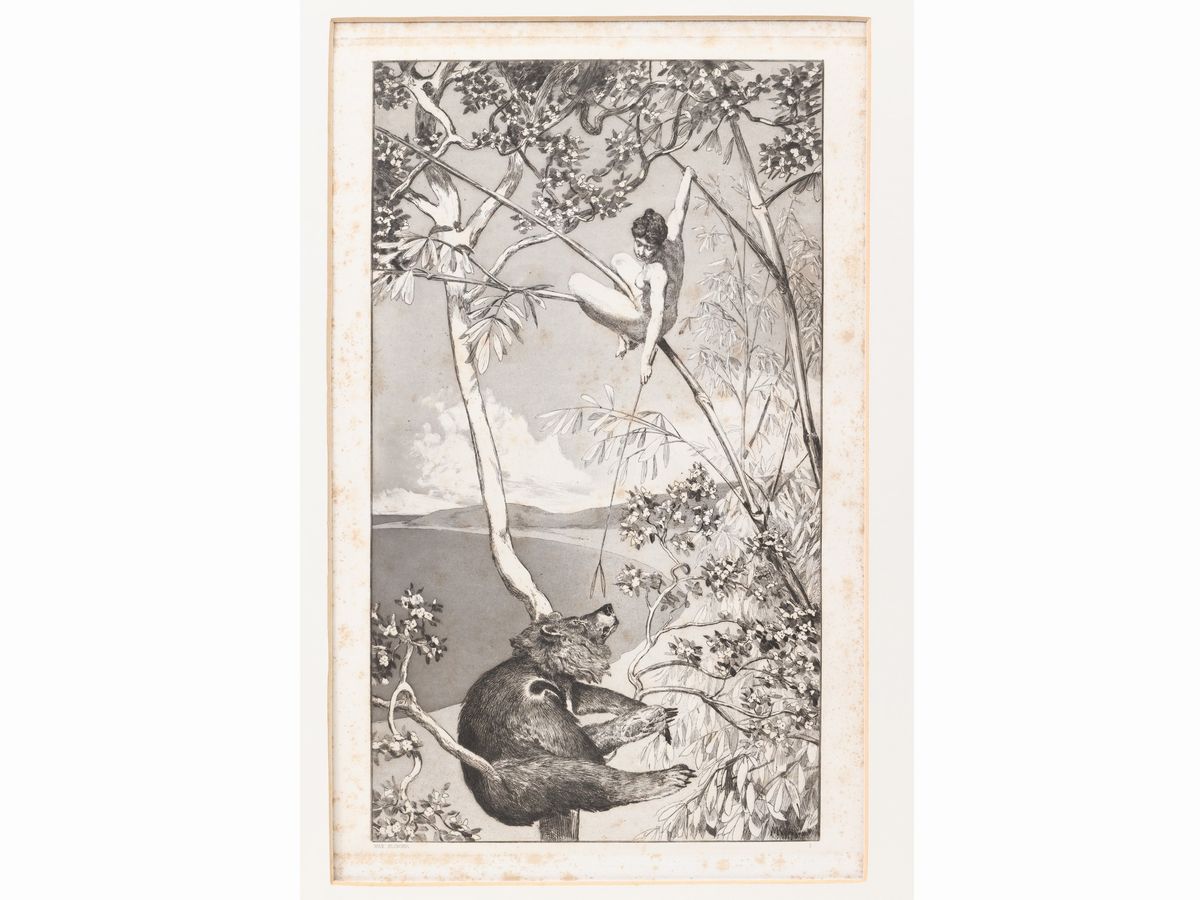 Max Klinger - Orso e Ninfa - sul Mare - Centauri in Lotta - Cupido, la Morte e L'aldilà