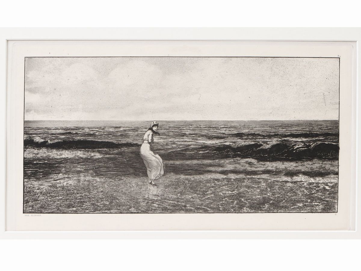 Max Klinger - Orso e Ninfa - sul Mare - Centauri in Lotta - Cupido, la Morte e L'aldilà