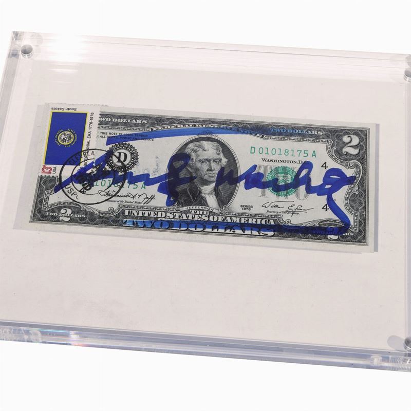 Andy Warhol - Two Dollars Thomas Jefferson, 1976