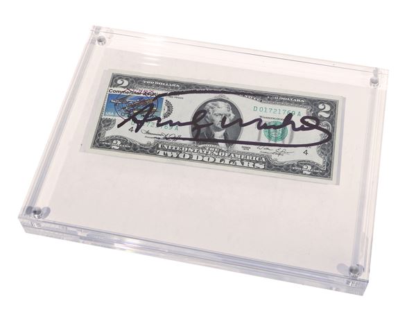Andy Warhol - Two dollars Thomas Jefferson, 1976
