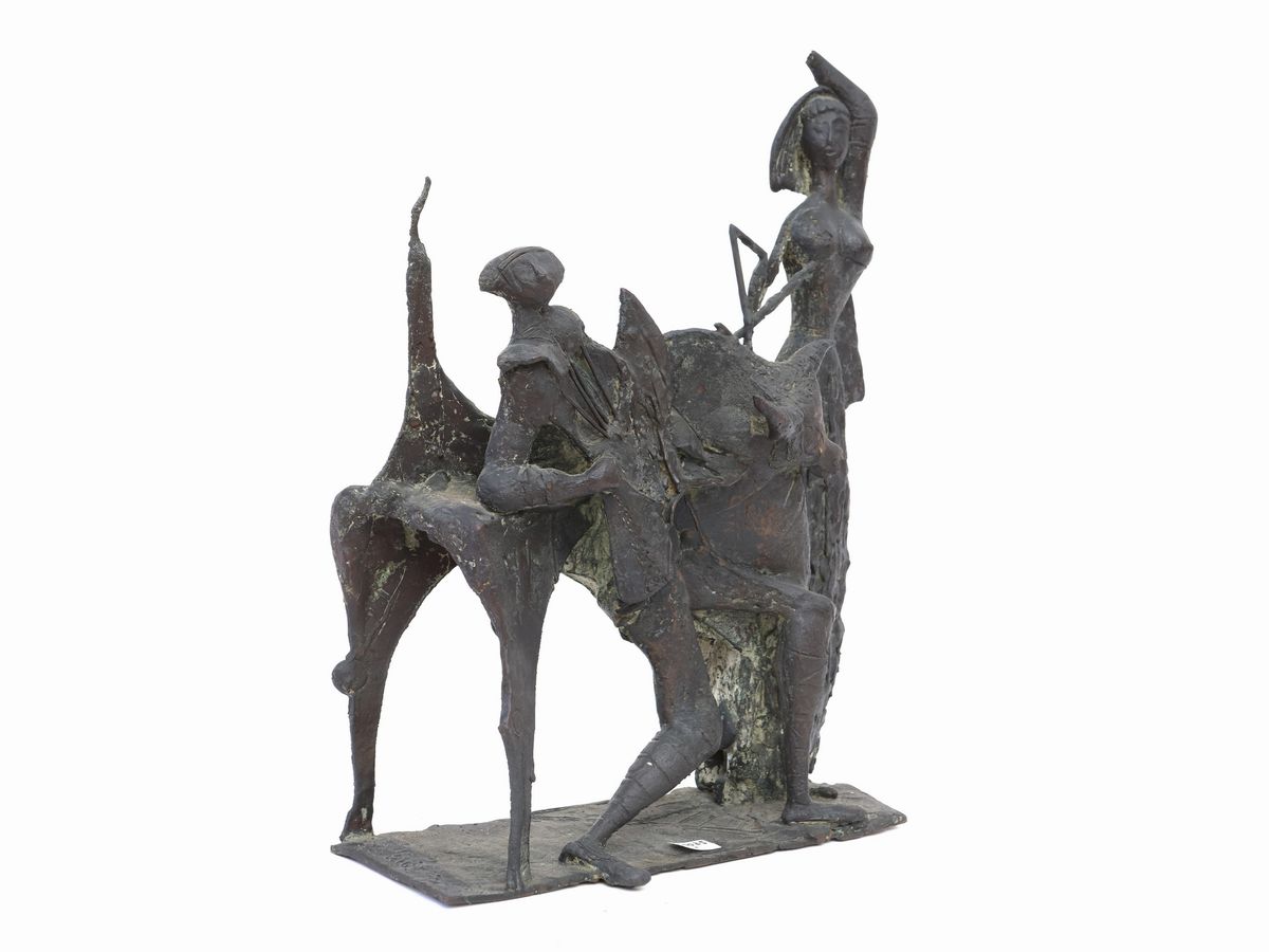 Plinio Tammaro - Scena di Tauromachia 1963