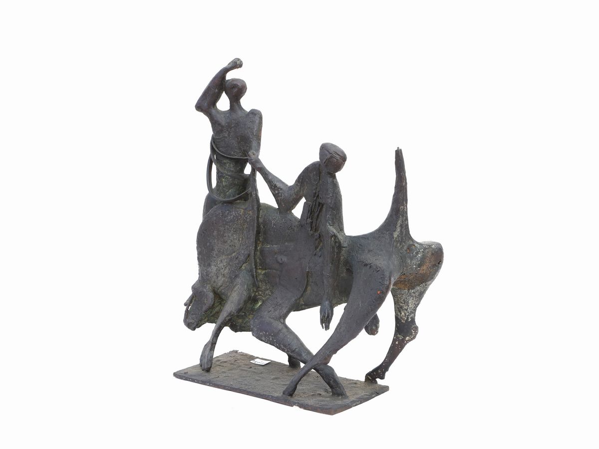 Plinio Tammaro - Scena di Tauromachia 1963