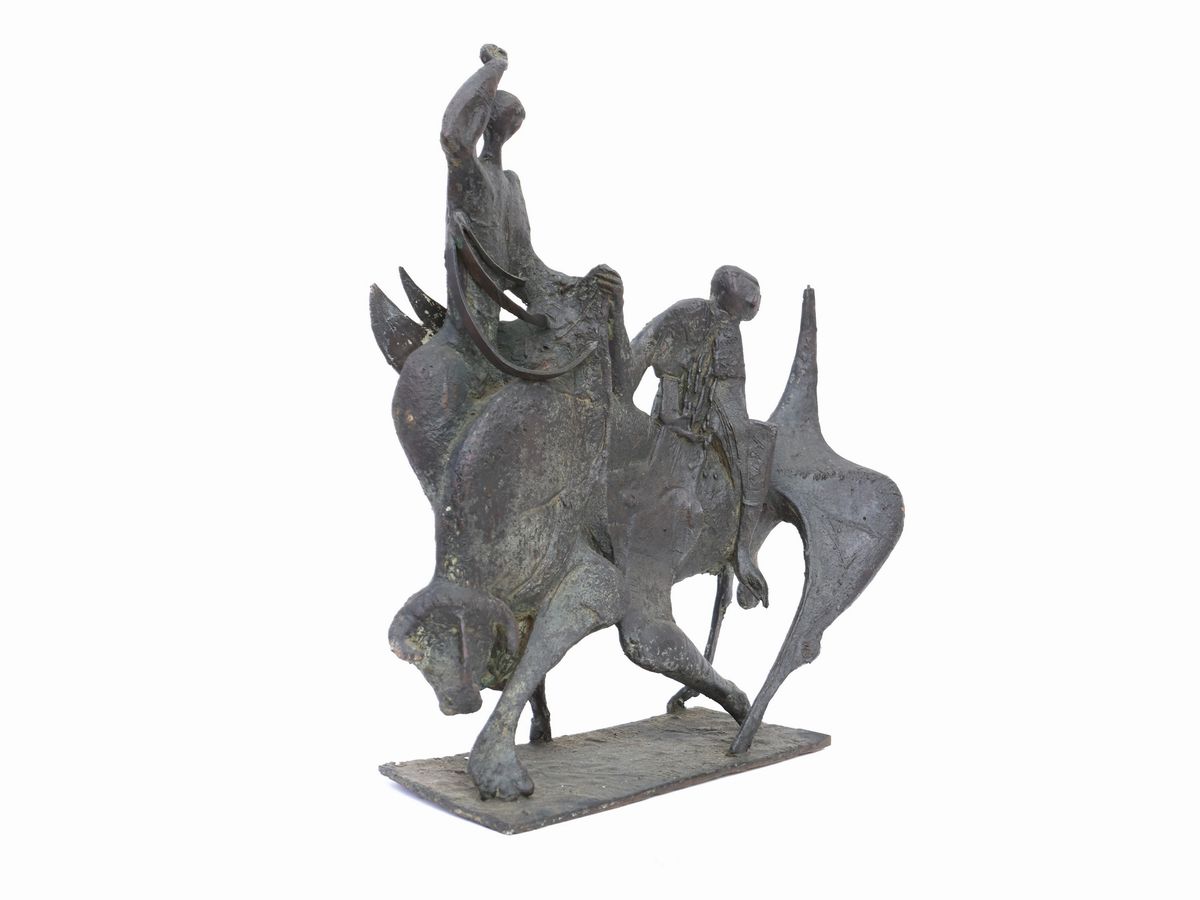 Plinio Tammaro - Scena di Tauromachia 1963