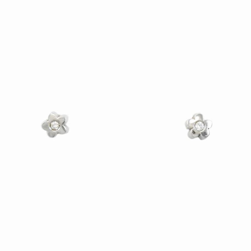Orecchini in Oro Bianco con Diamanti