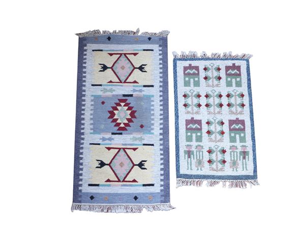 Two small Kilim rugs