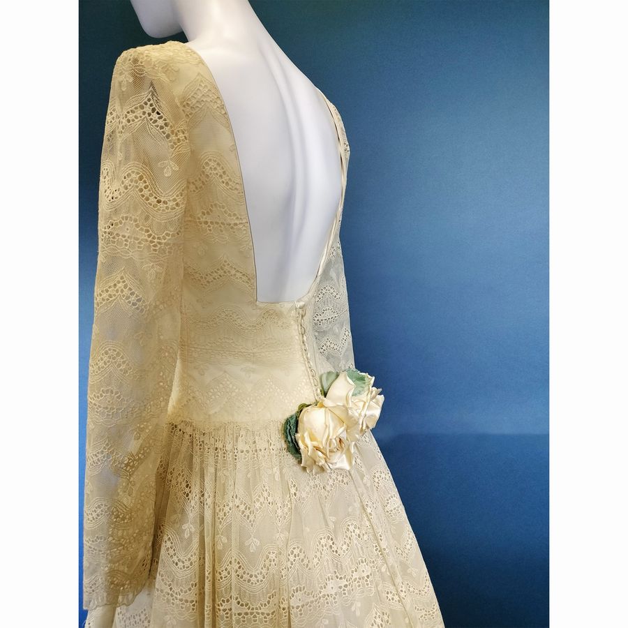 Abito da Sposa in Pizzo di Sangallo, Atellier Mariage Firenze