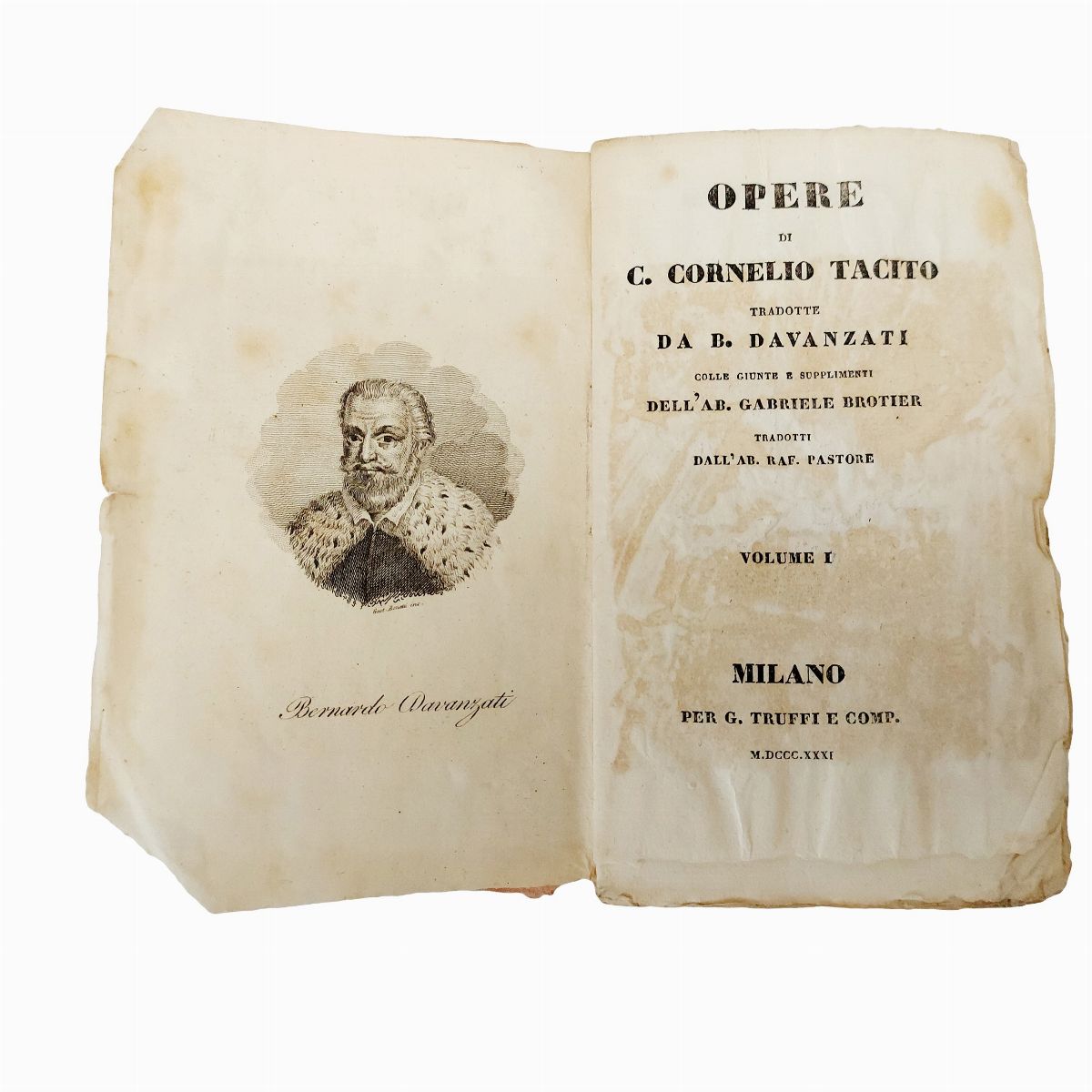Publius Cornelius Tacitus - Opere di C. Cornelio Tacito Tradotte da B. Davanzati
