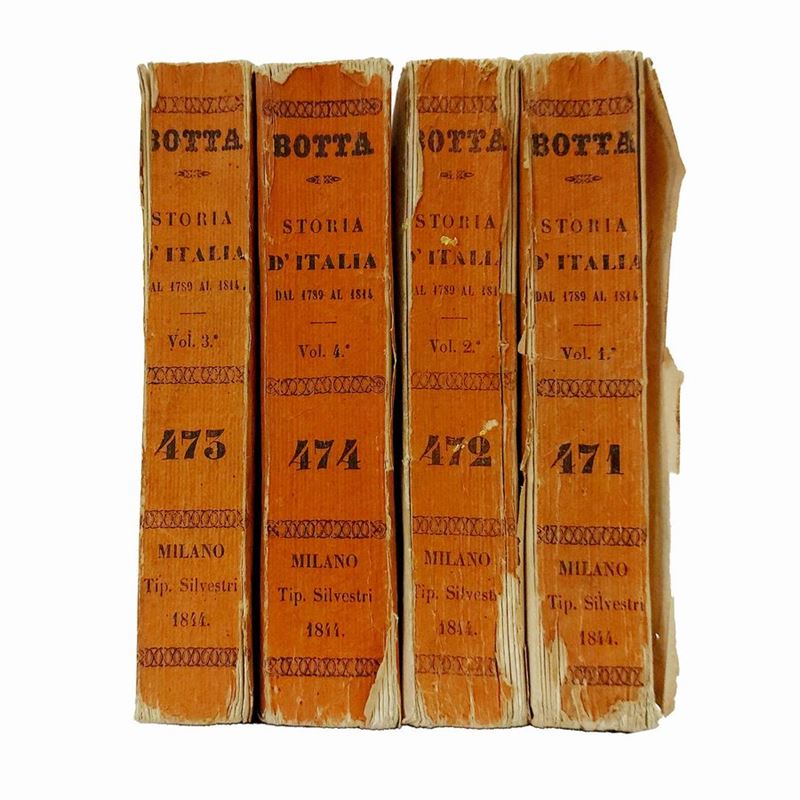 Storia D'italia di Carlo Botta dal 1789 al 1814