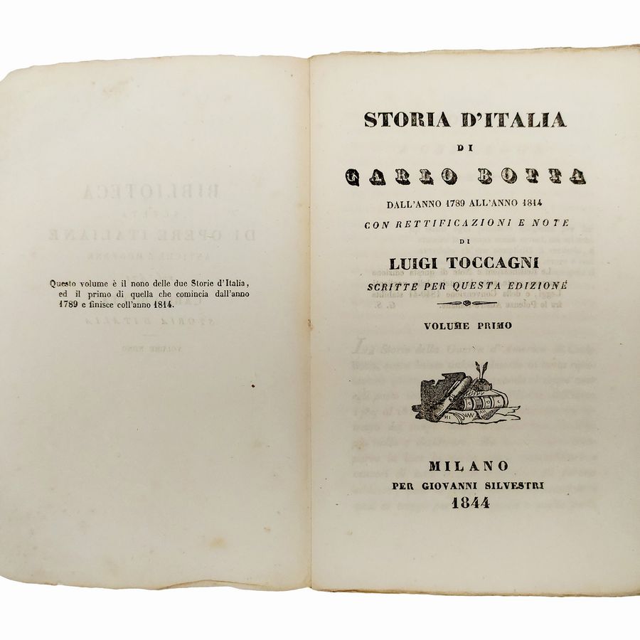 Storia D'italia di Carlo Botta dal 1789 al 1814