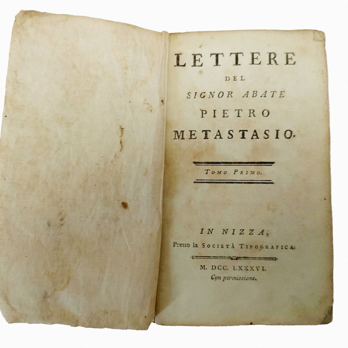 Lettere del Signor Abate Pietro Metastasio