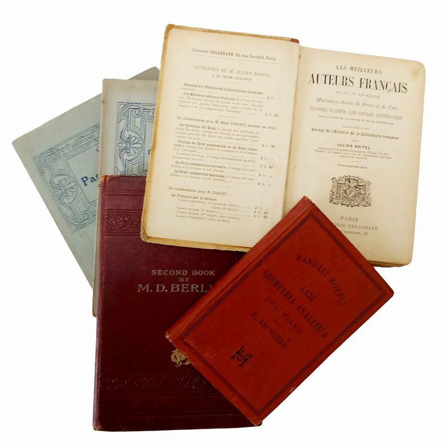 Miscellanea di Manuali Scolastici D'epoca