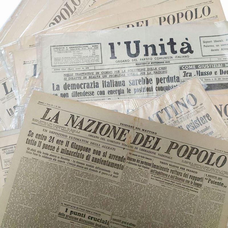 La Nazione del Popolo, Fascicoli Sparsi, Annate 1944-1946