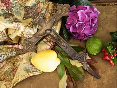 Croce Astile in Bronzo