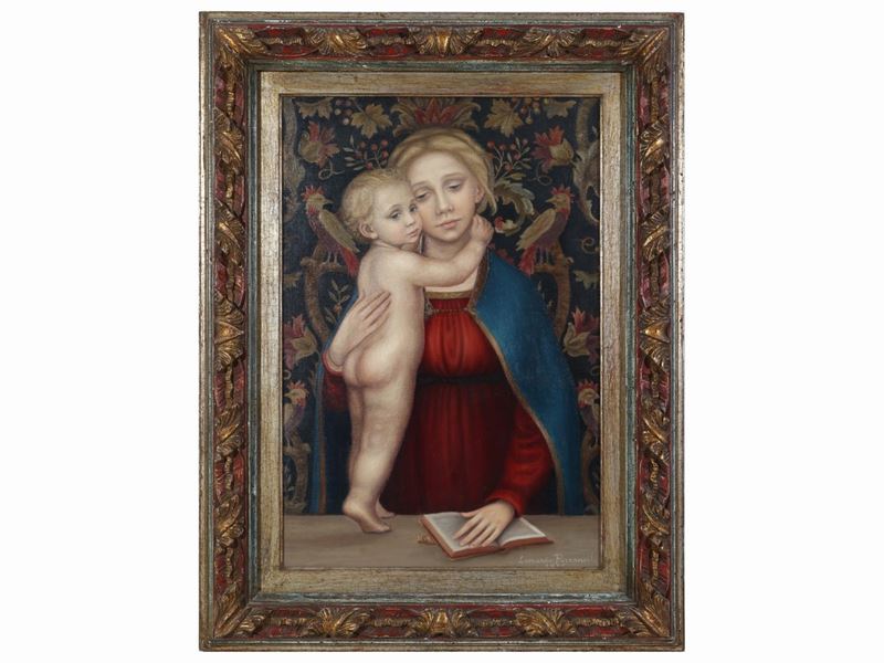 Leonardo Pizzanelli - Madonna con Bambino 1975