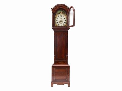 Orologio a Torre in Mogano ed Altre Essenze