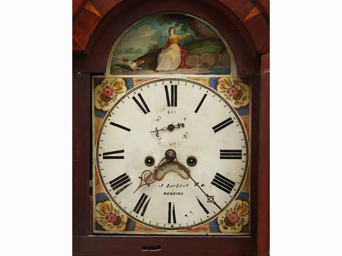 Orologio a Torre in Mogano ed Altre Essenze