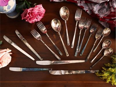 Assortimento di Posate in Argento Sterling 925, Carlo Scarpa per Cleto Munari