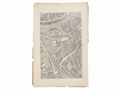 Paris Au Xviiie Siècle. Plan De Paris En 20 Planches