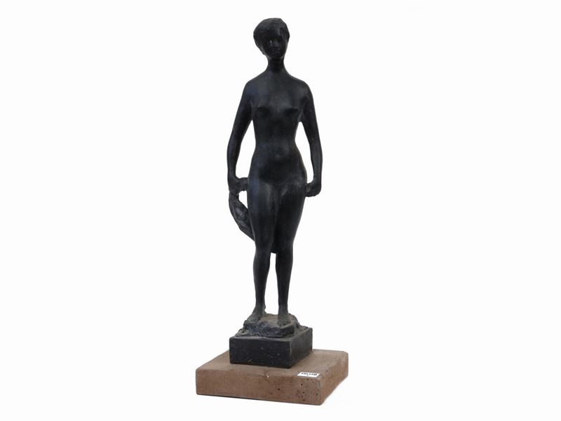 Quinto Martini - Nudo Femminile con Panno