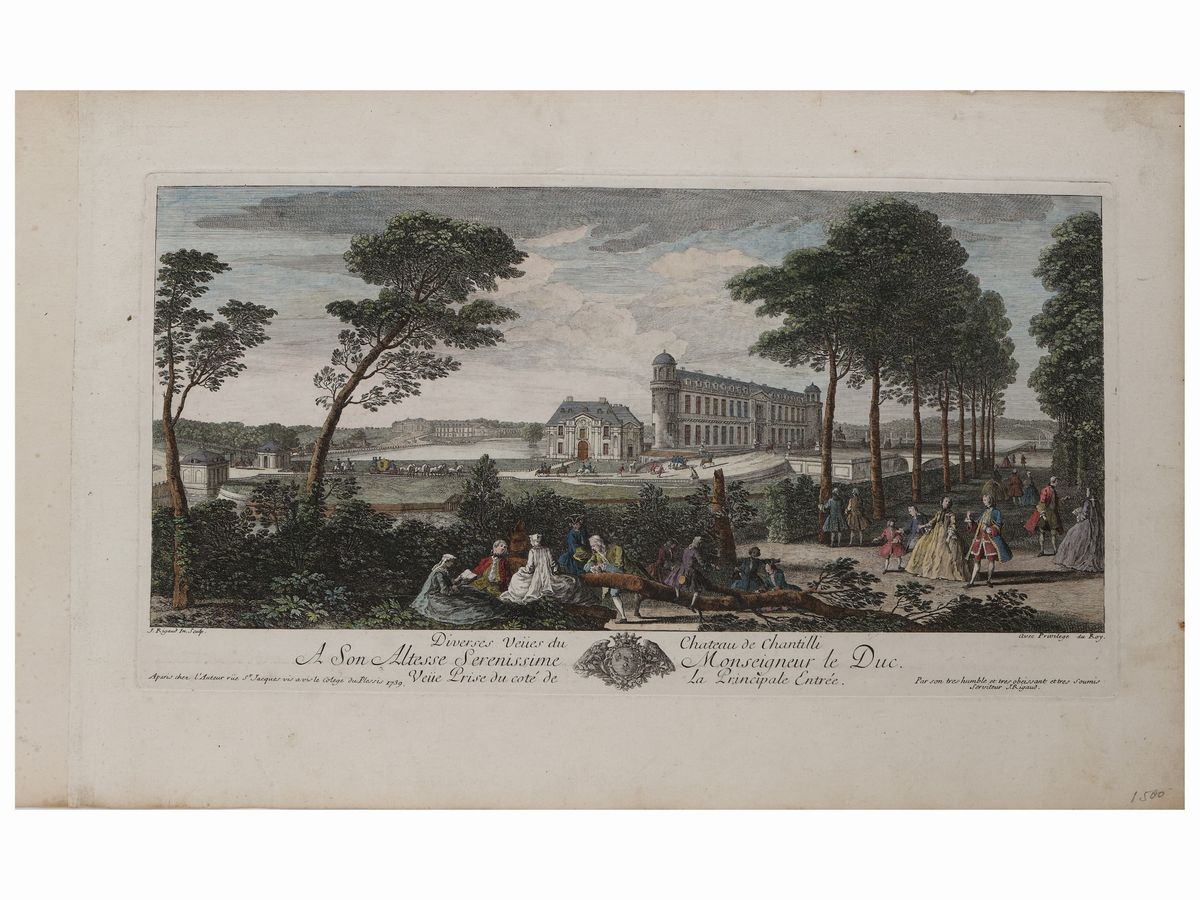 Tre Vues D'optiques di Versailles