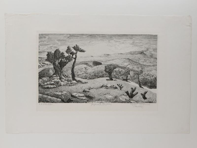 Hans Otto Schönleber - Vedute di Girgenti (agrigento)