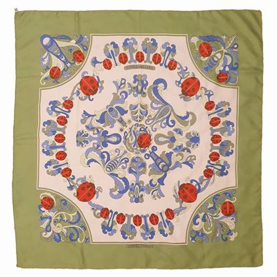 Hermès Foulard "les Coccinelles"